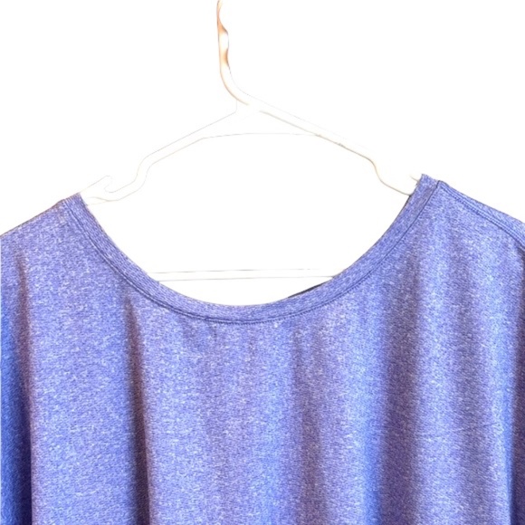NWOT-MTA Sport Purple Layered Short Sleeve Top - Picture 4 of 9